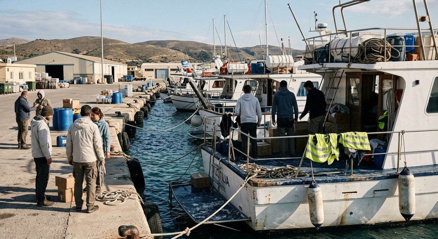 treinta y dos barcos siguen en mision desde creta  2026 05 02 02 04 43