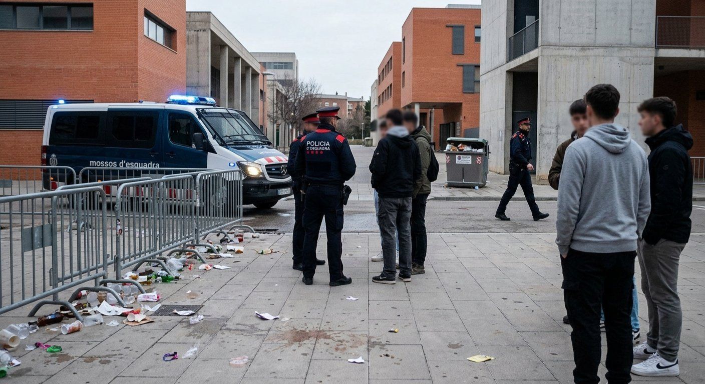 la guardia urbana detiene a tres jovenes por lesio 2026 05 03 08 24 25