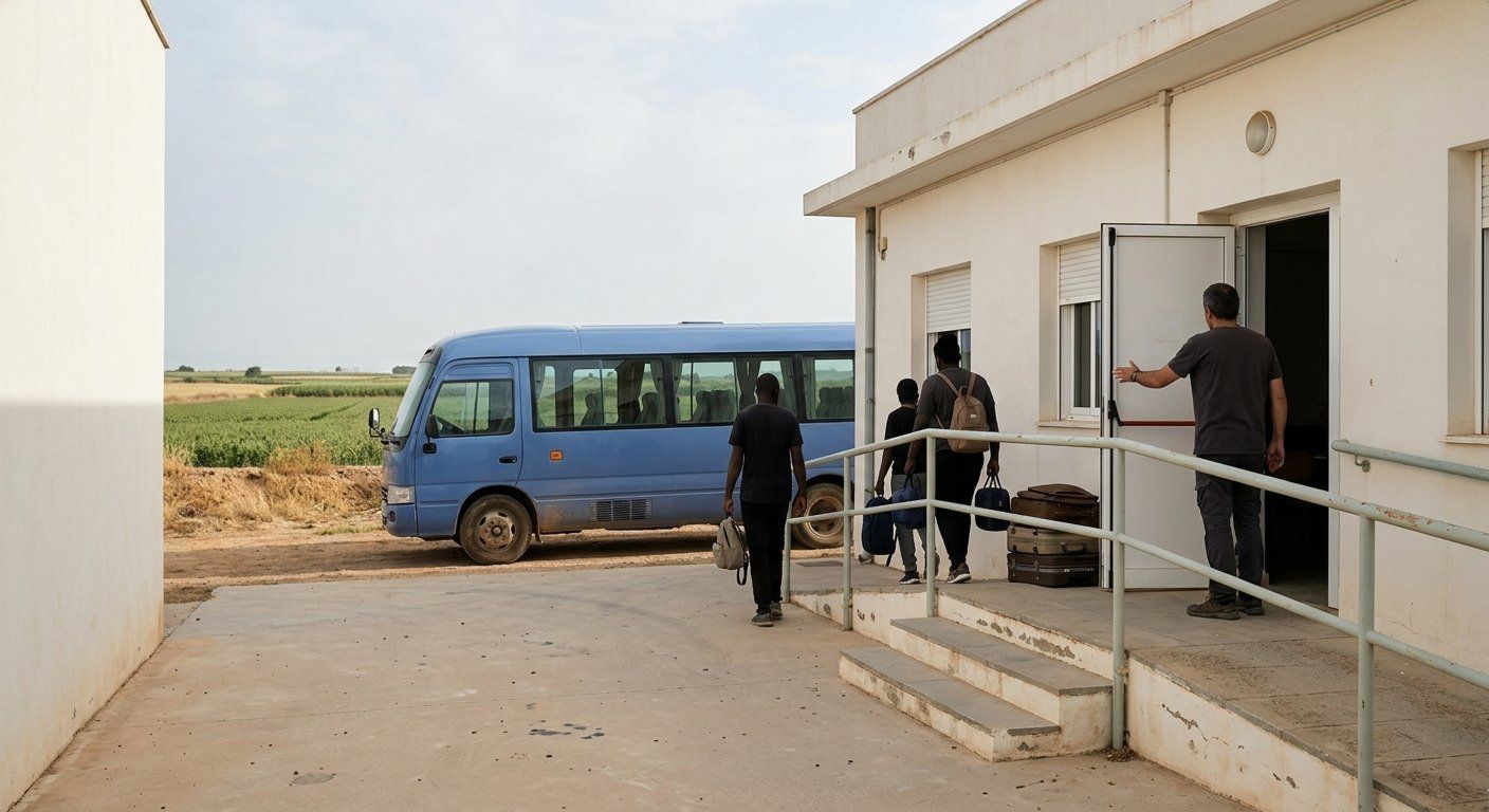 Until the end of September, the Seròs shelter hosts seasonal workers: 40 free places and 10-day stays