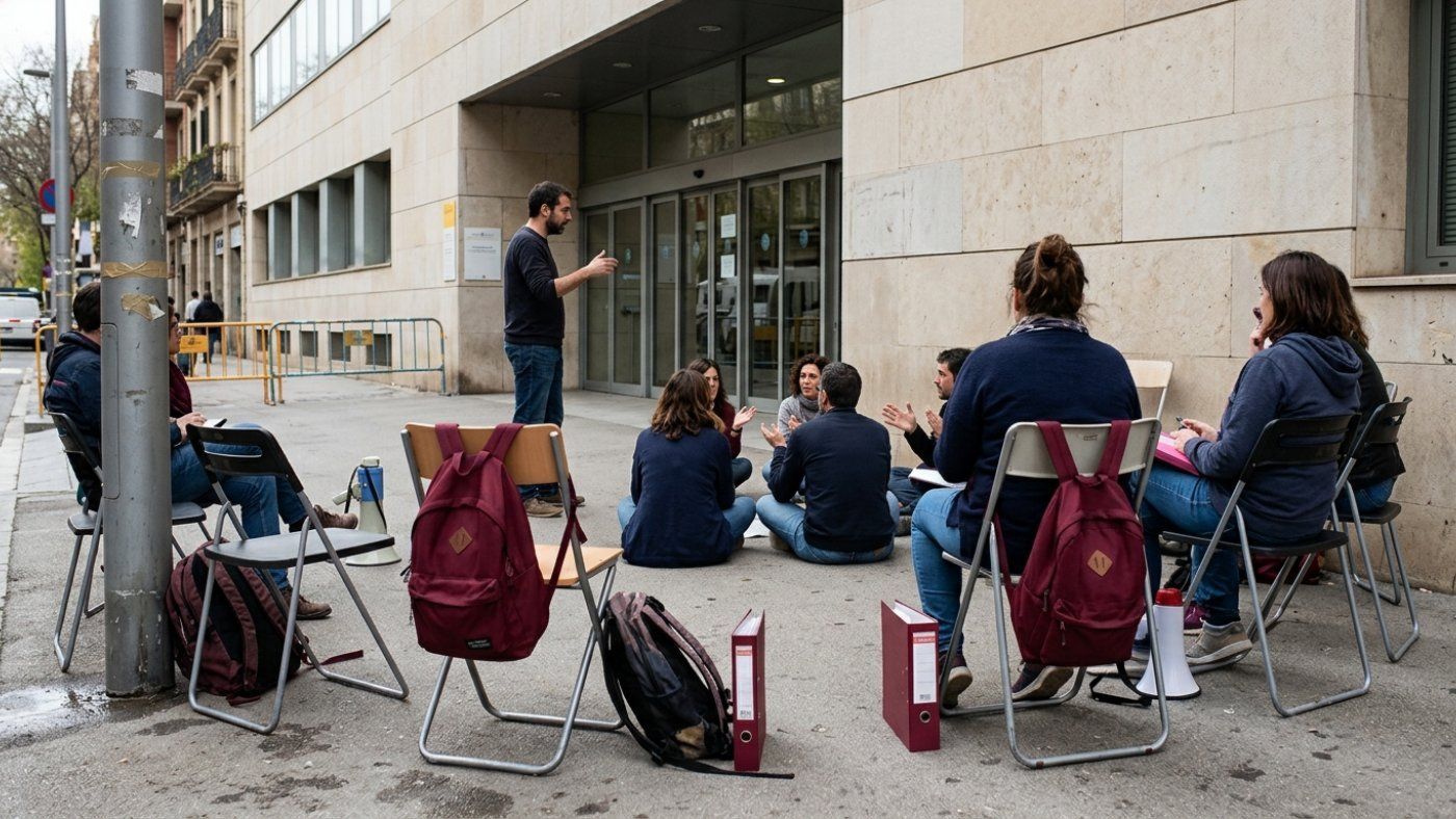 USTEC conditions the end of the strike in Barcelona to a salary agreement after 17 days between May 7 and June 5
