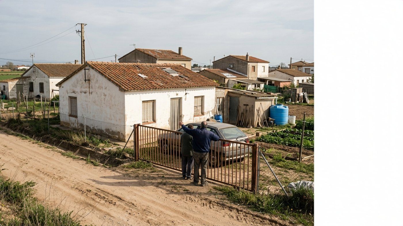In the Horta of Lleida, more than 1,700 homes without a valid license remain inhabited: banks only finance up to half the appraised value