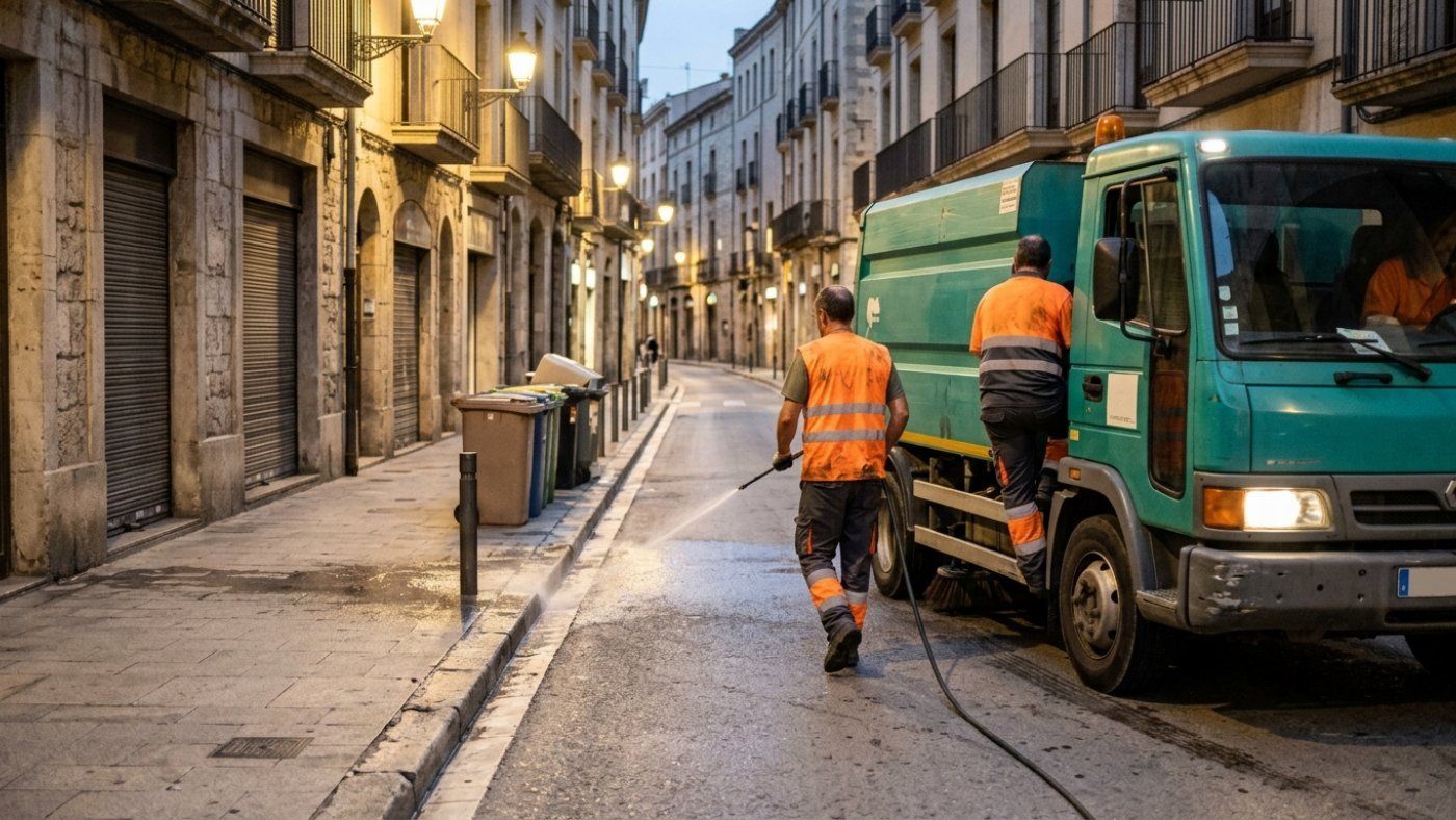 Girona recupera la normalidad en basuras tras un voto del 82% que desconvoca la huelga de dos días