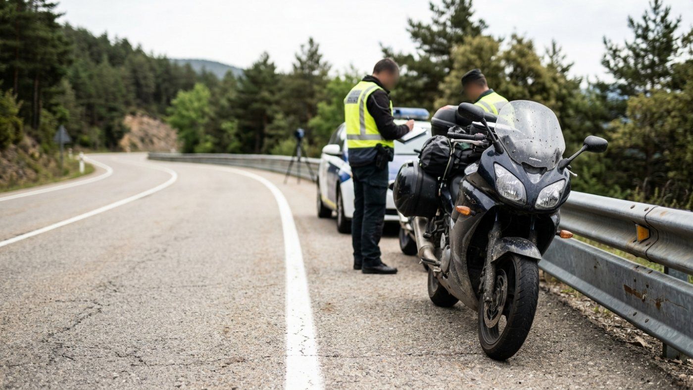Un motorista de 24 años circulaba a 202 km/h en la C-14 (límite 90) y Mossos lo denuncia penalmente en Ribera d’Urgellet