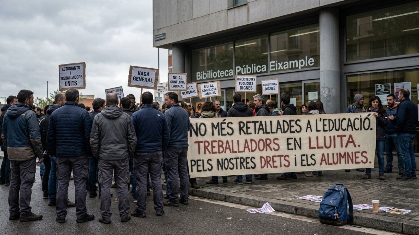 barcelona cerrara bibliotecas con huelga indefinid 2026 05 08 05 22 30