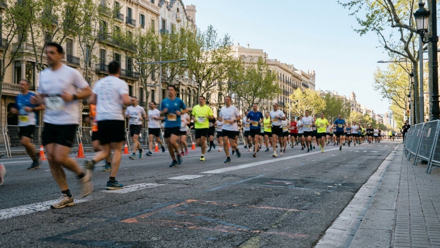 Barcelona ajusta autobuses y TRAM: 30 líneas afectadas y TRAM T1-T2-T3 interrumpidas de 5 a 11 h por la Cursa El Corte Inglés