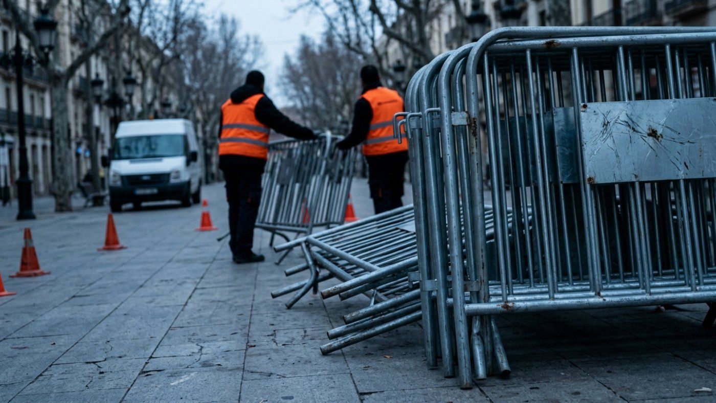 Tarragona prepara 4.200 vallas metálicas para la salida neutralizada del Tour de Francia, con servicio licitado por 110.000 euros