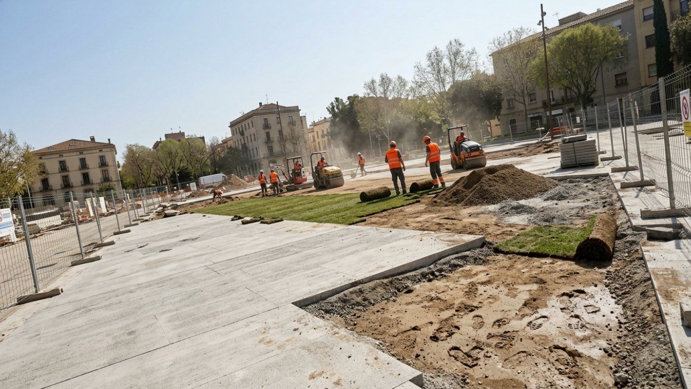girona adjudica obras en placa espanya por 296 mil 2026 05 10 06 07 18