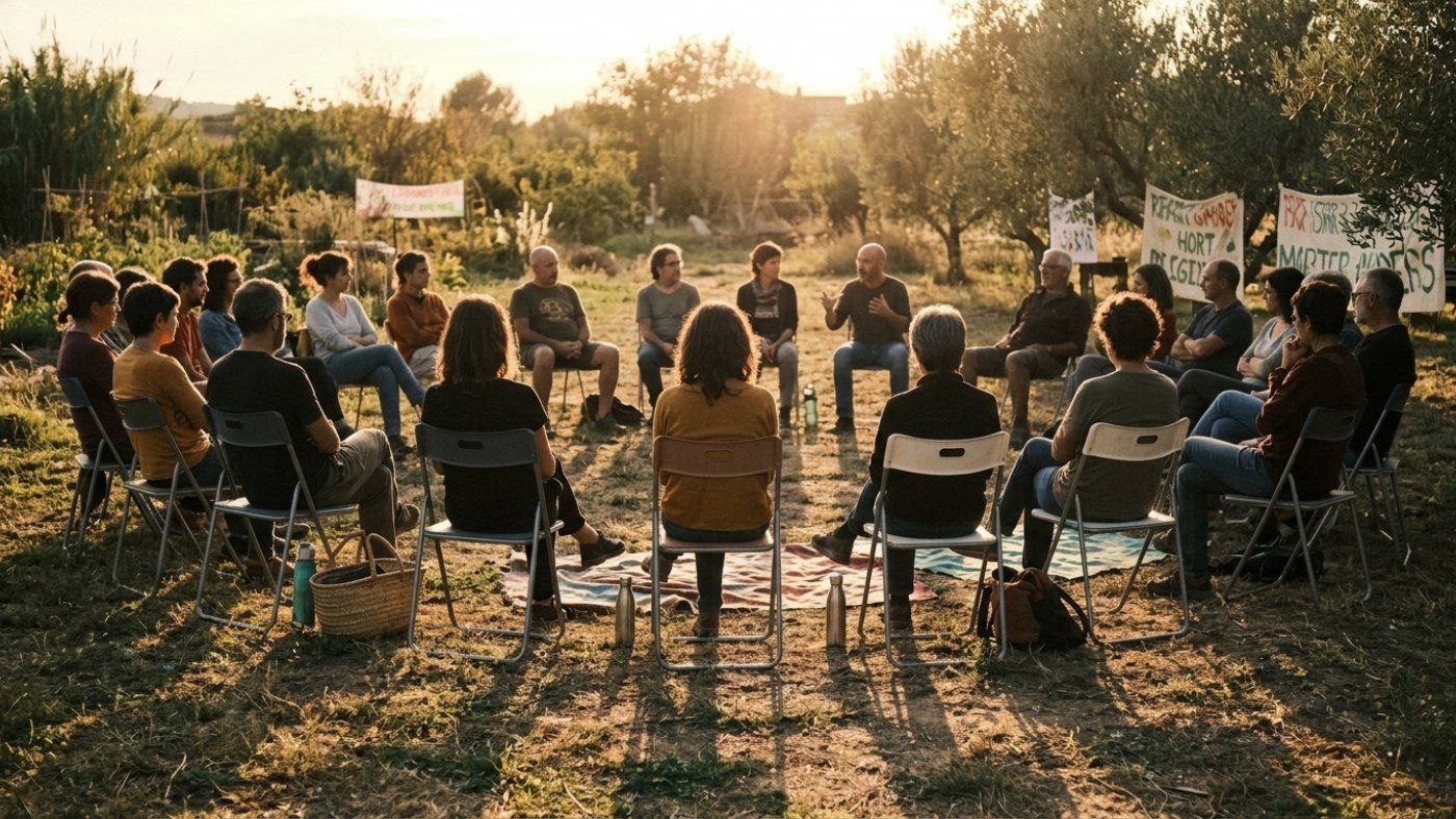 Environmentalists shield their alliances in the Selva del Camp against the accumulation of rejected industrial projects