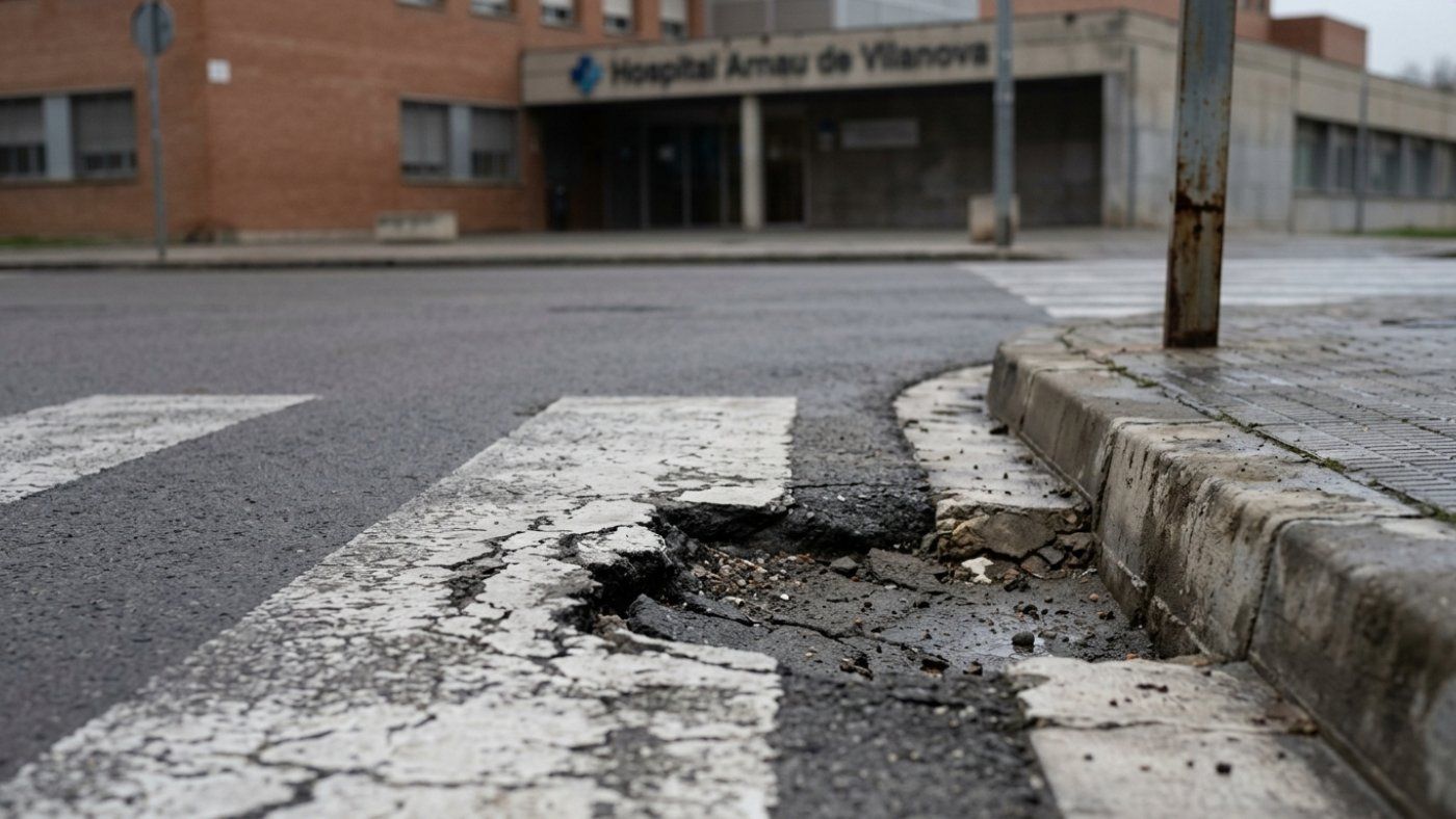 un desnivel de 65 centimetros sin reparar lleva a  2026 05 11 07 00 47