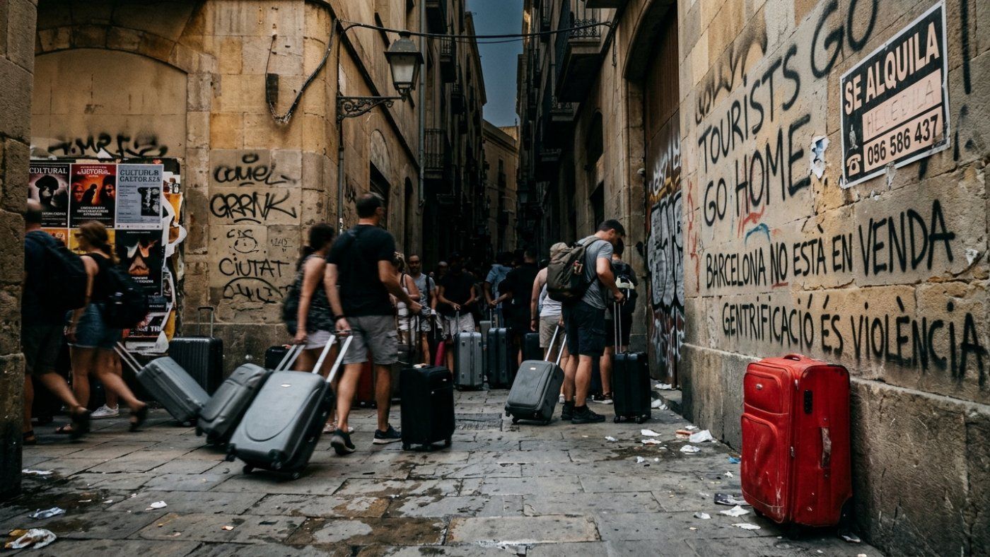 The pressure of 22 tourists per resident forces Ciutat Vella to seek European funds to curb the flight of neighbors