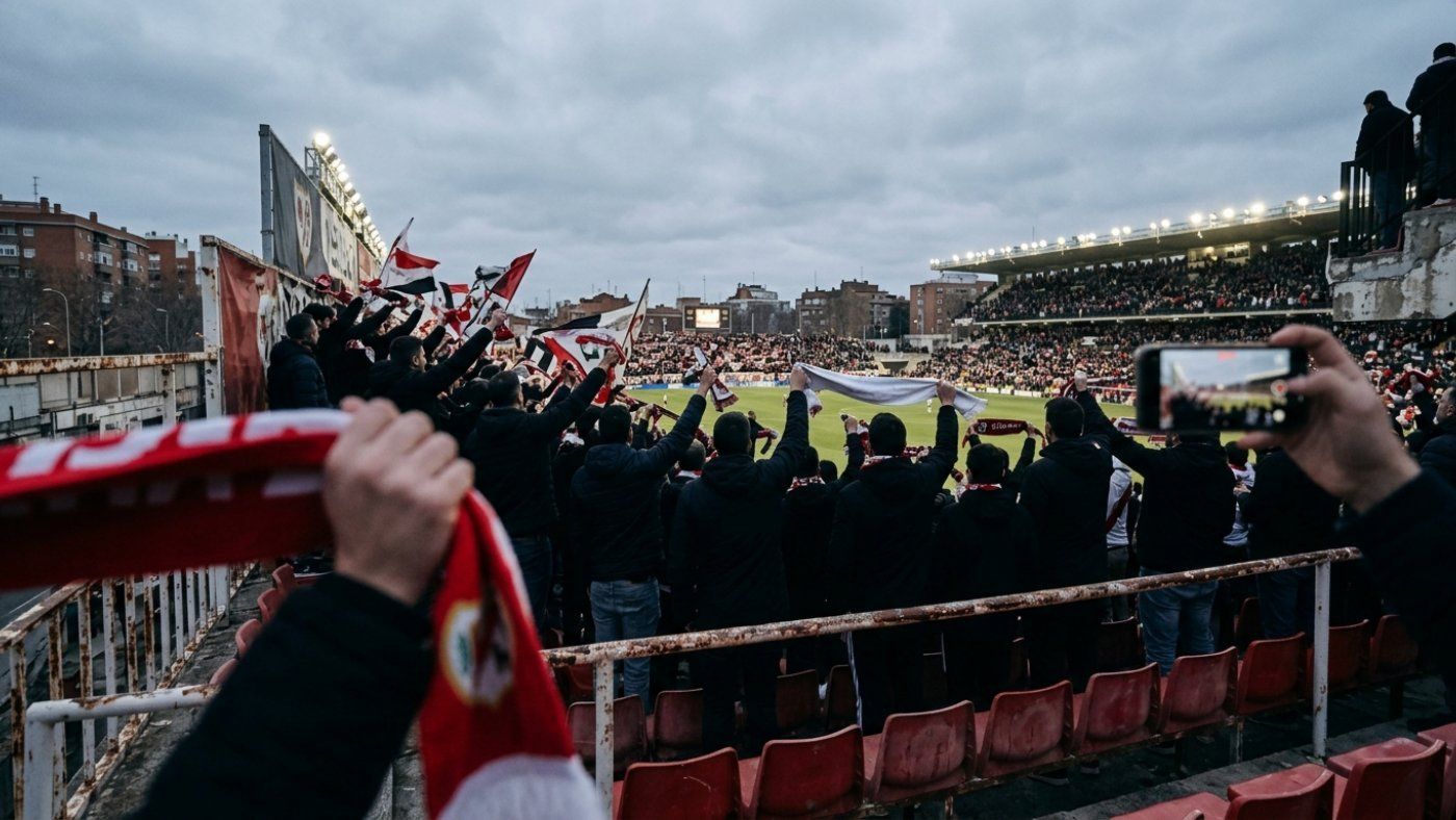 El Girona evita el descenso en Vallecas con un gol en el 90 que premia su apuesta táctica sin delantero