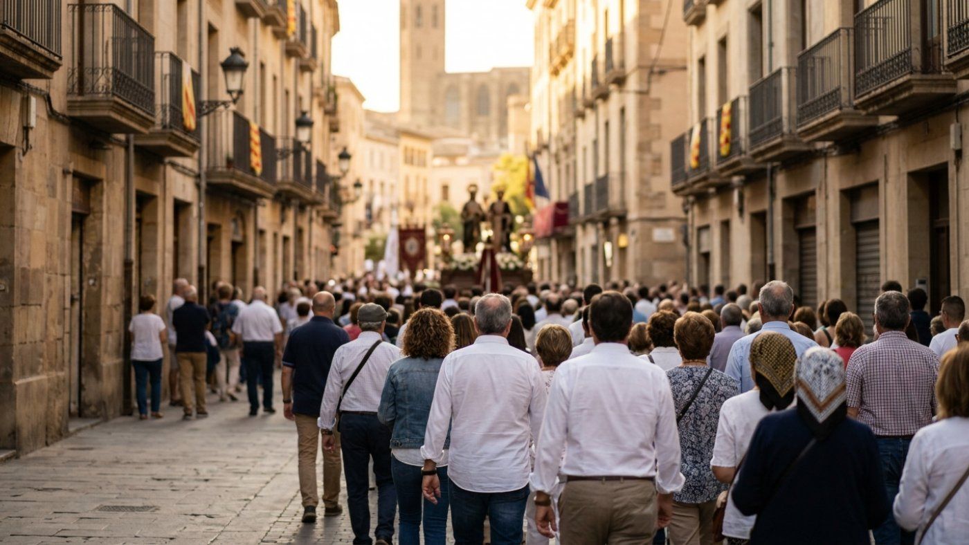 Apenas 2 incidencias cierran la fiesta mayor de Lleida pese a la afluencia de miles de asistentes