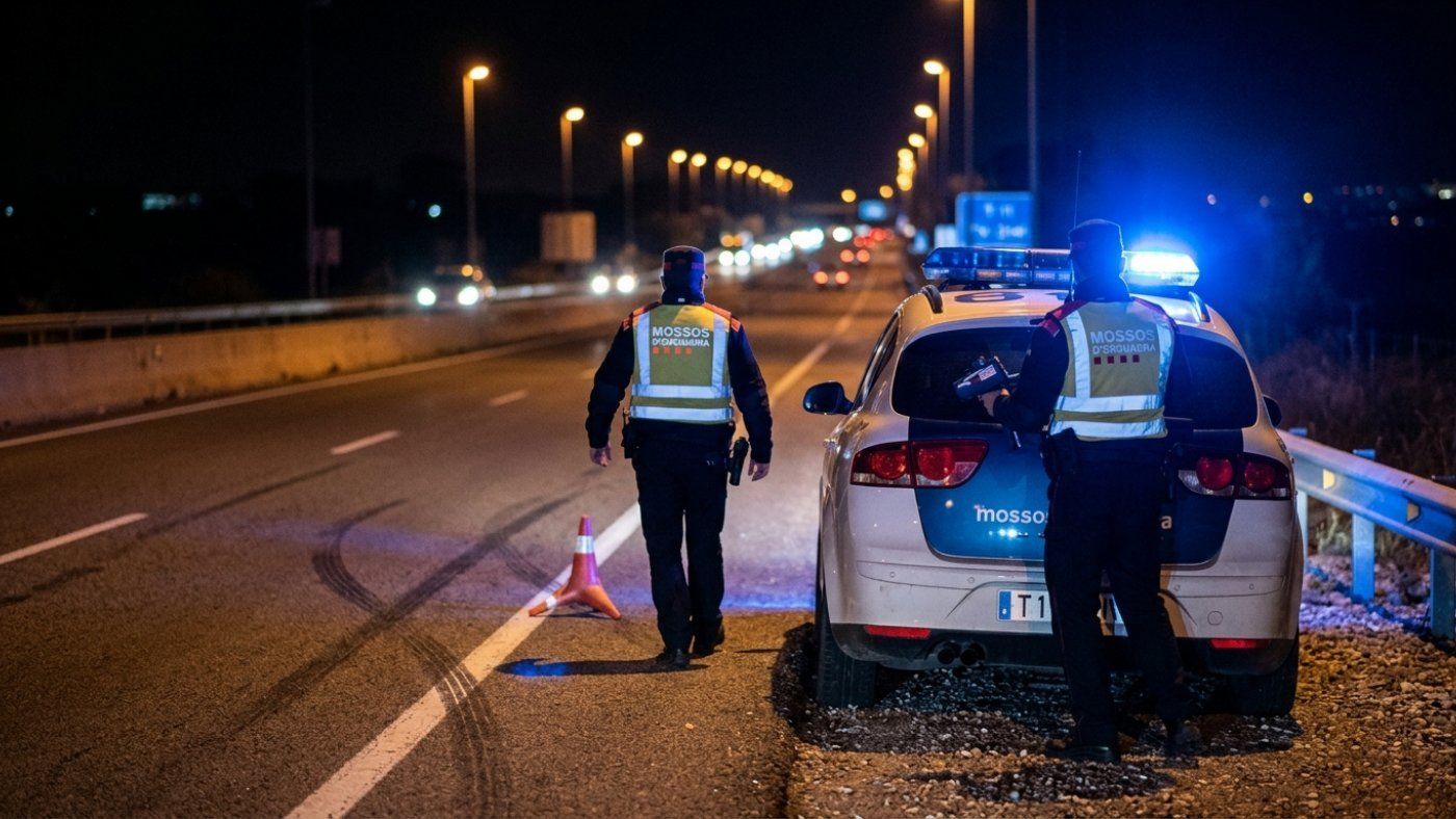 The escape of a 29-year-old driver after overtaking Mossos on the T-11 ended in Tarragona with a charge for not having a license