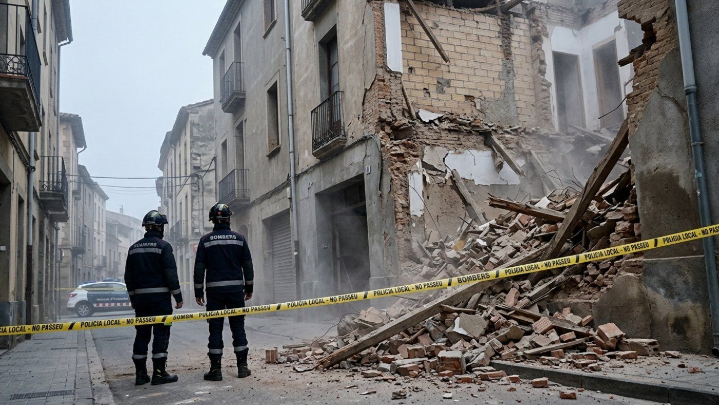 el colapso de un inmueble tapiado obliga a derriba 2026 05 13 06 24 50