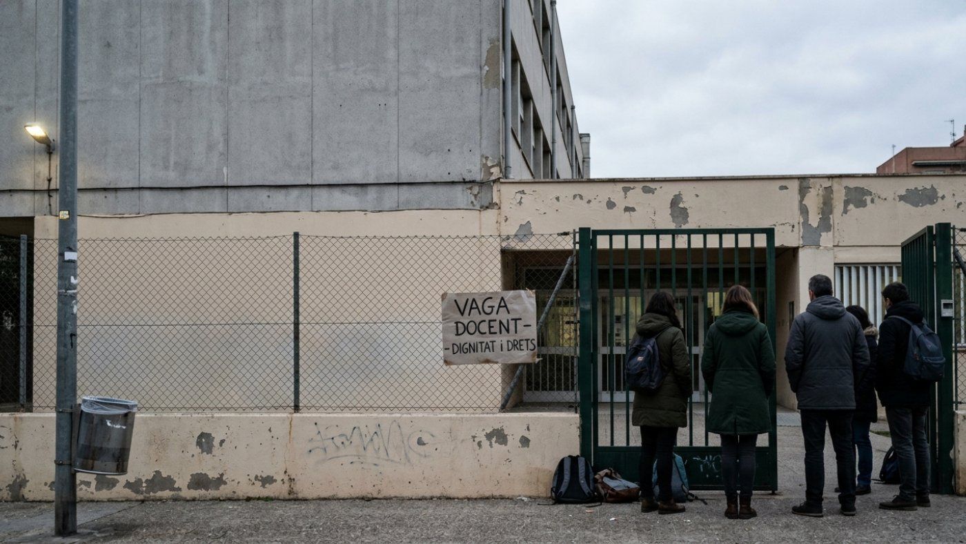 The unions set the strike follow-up at 70% in Catalonia, but the Government only counts teachers