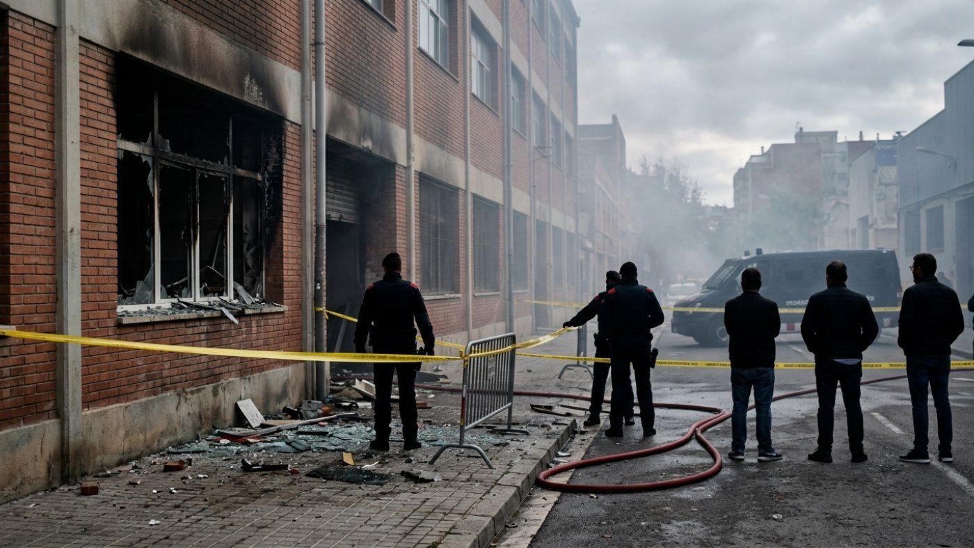 A gas leak in an apartment in Poblenou caused the explosion without the cylinder actually bursting