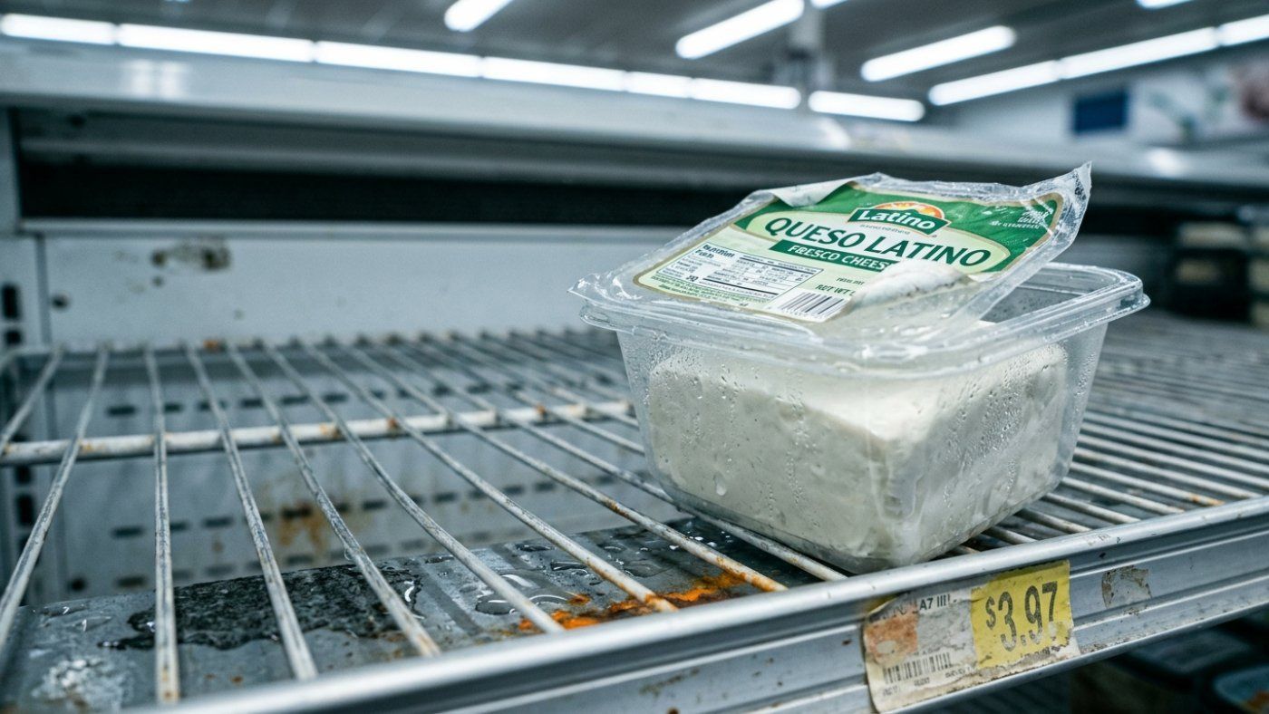 Health demands immediate disposal of a fresh cow's milk cheese despite expiring in 2026