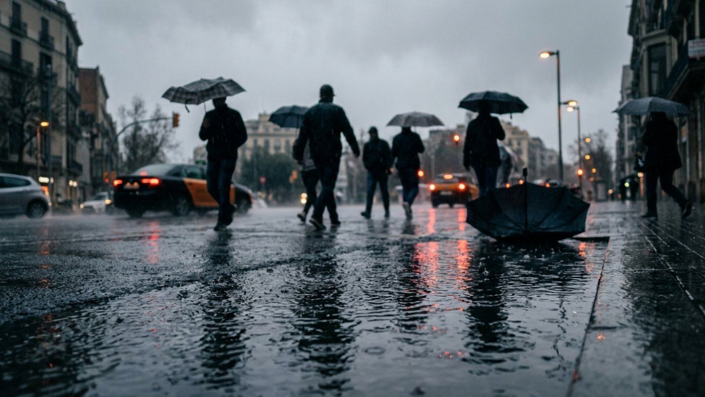 Las máximas de 24 grados ceden ante tormentas que desploman la cota de nieve en Catalunya