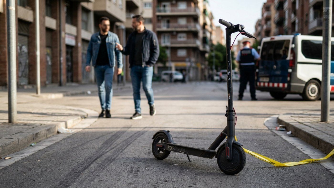 An electric scooter exceeds 114 km/h in L'Hospitalet when the age of its drivers annuls the criminal route