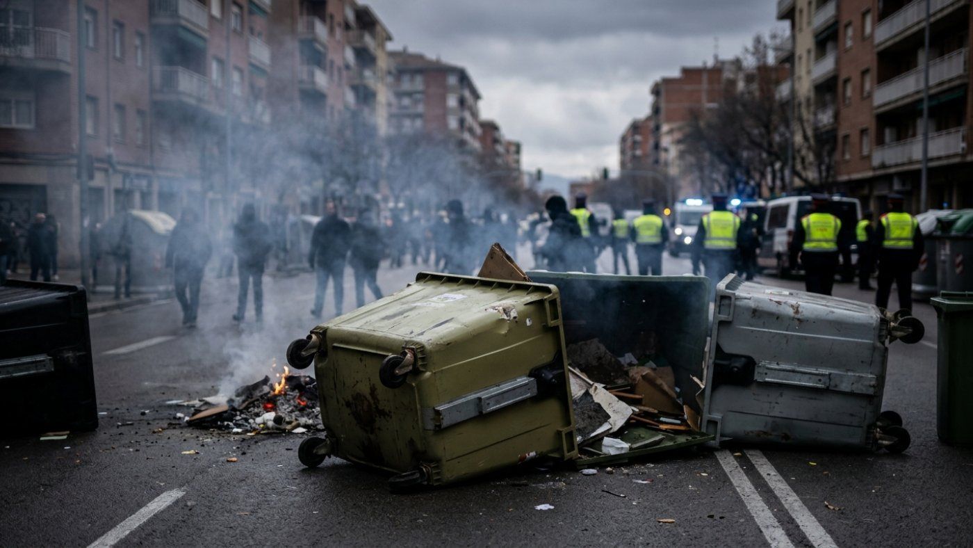 The gap between the 15% official follow-up and the union figure halts educational negotiation in Lleida