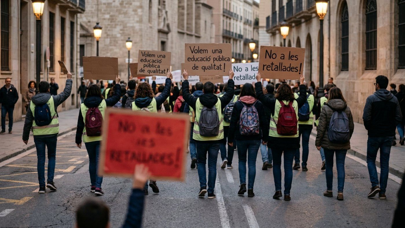 el 60 del profesorado paro en lleida para exigir u 2026 05 17 04 10 09