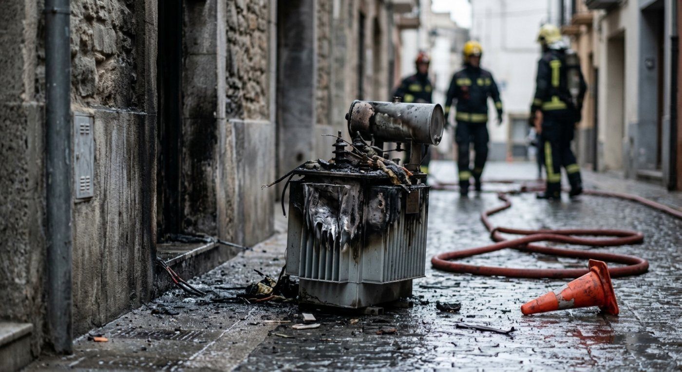 el incendio de un transformador en llanca frena la 2026 05 21 01 14 18