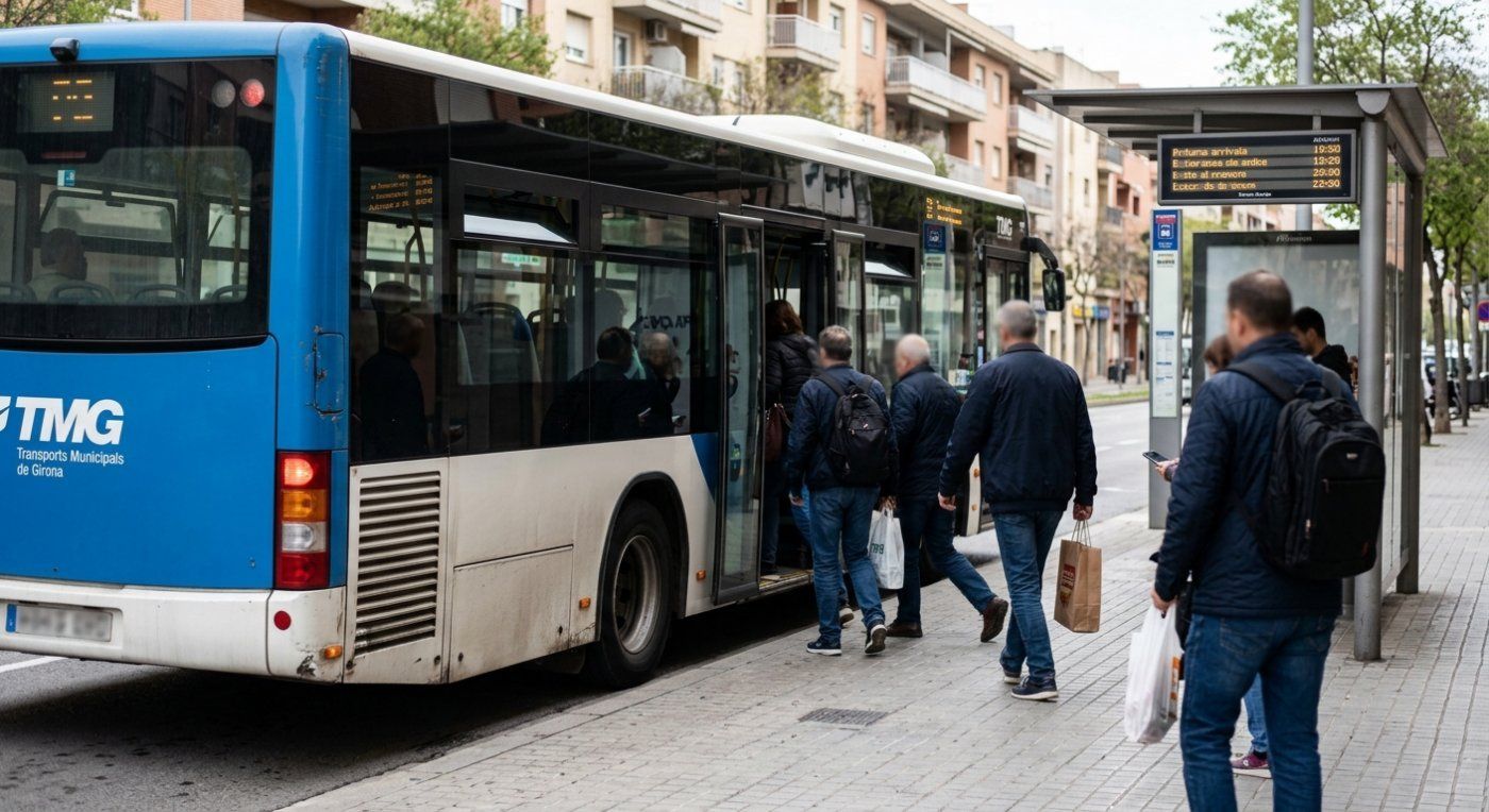 El carril exclusivo dispara un 103% la demanda en Girona y Salt en apenas un mes