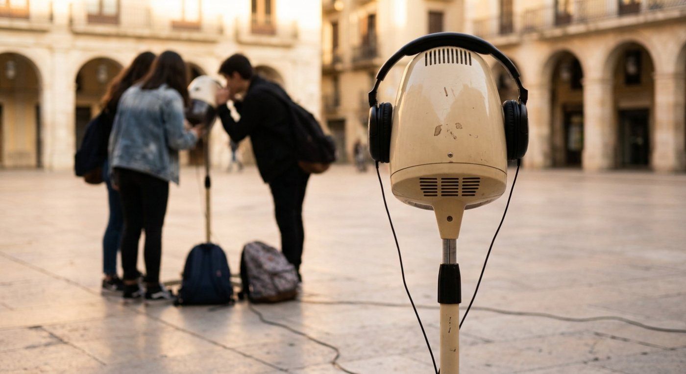 Tres secadores en Reus reproducen testimonios grabados por alumnos para visibilizar el acoso escolar
