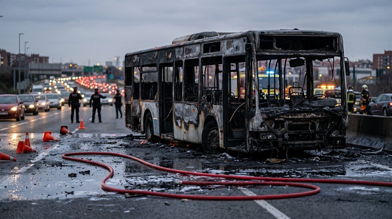 un incendio en un autobus controlado en 20 minutos 2026 05 24 02 03 49