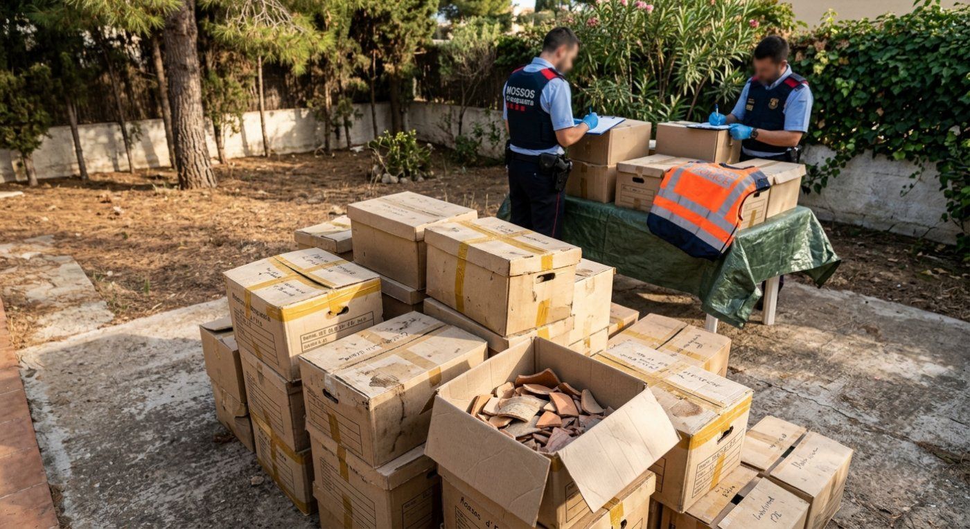 Un arqueólogo de Tarragona acumuló 300 piezas patrimoniales en su jardín durante tres décadas de excavaciones oficiales