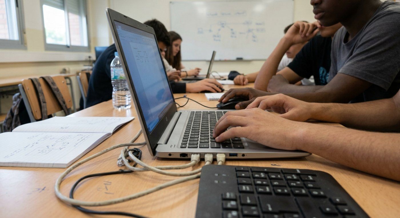 4 estudiantes de Figueres ganan un premio profesional con la web que impulsa la investigación contra el cáncer infantil