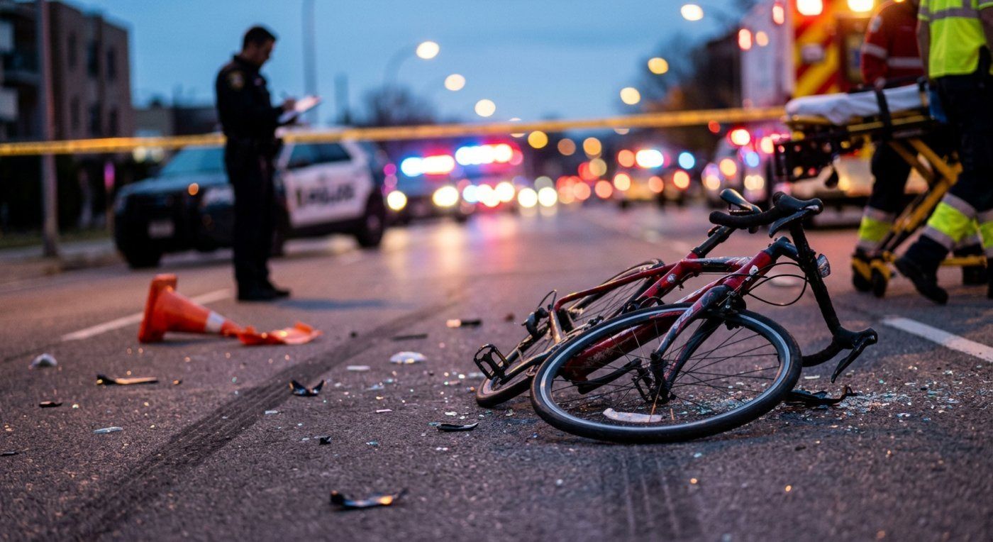Intentar huir tras atropellar a un ciclista en Olot le cuesta la libertad a un conductor de 49 años sin carnet