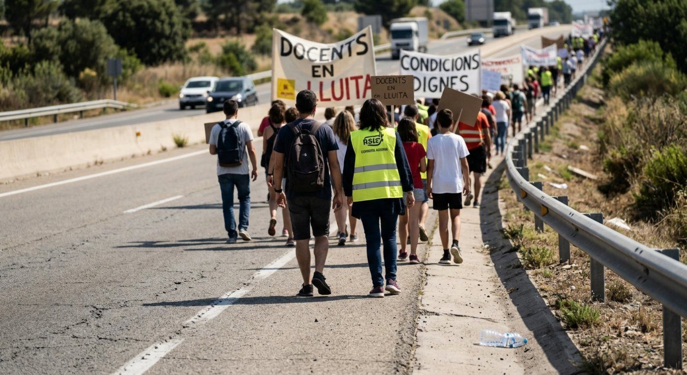 el bloqueo de la a 2 en lleida fuerza una reunion  2026 05 28 03 53 11