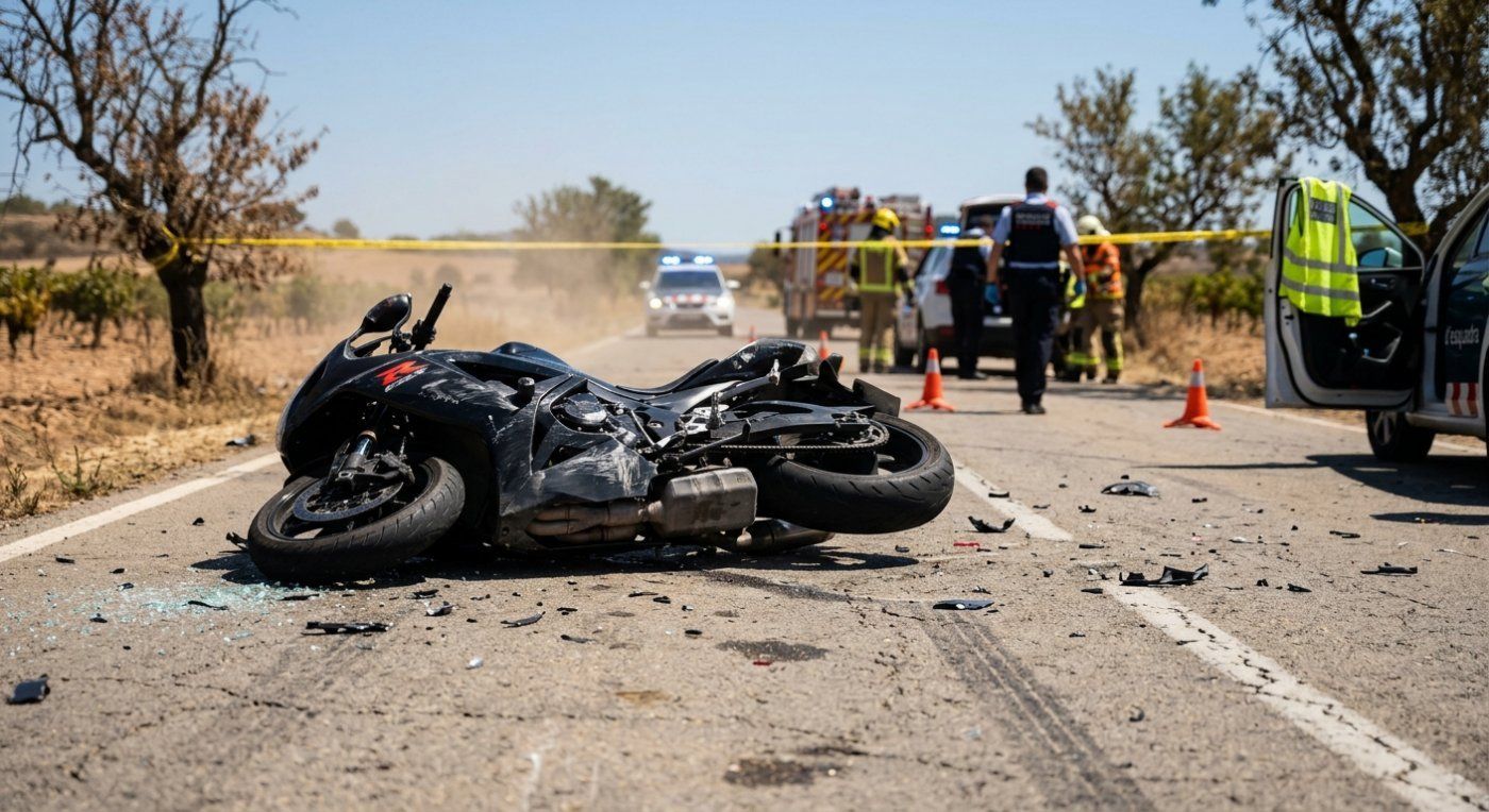 un accidente entre dos motos obliga a cortar la tp 2026 05 31 03 09 48