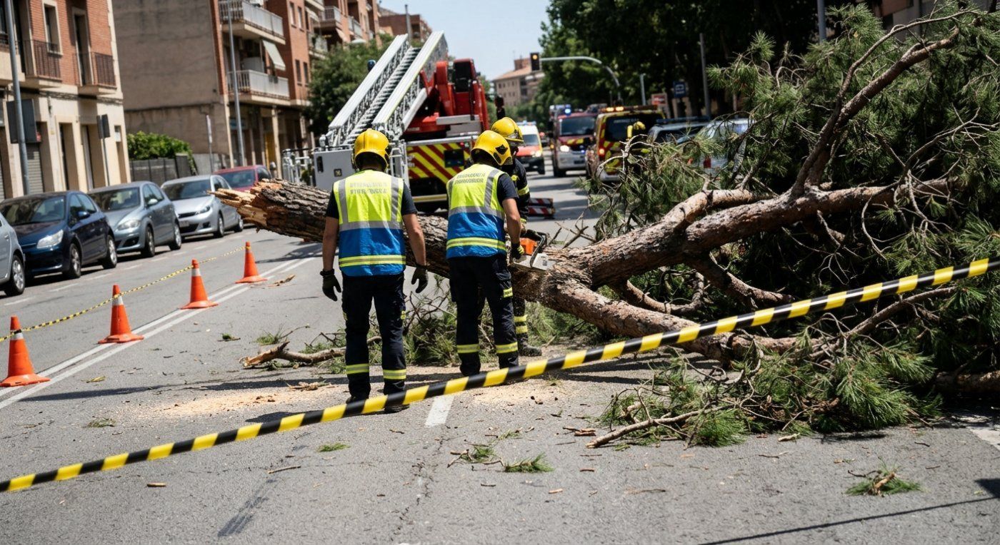 la caida de una rama a centimetros de un peaton en 2026 06 01 03 36 20