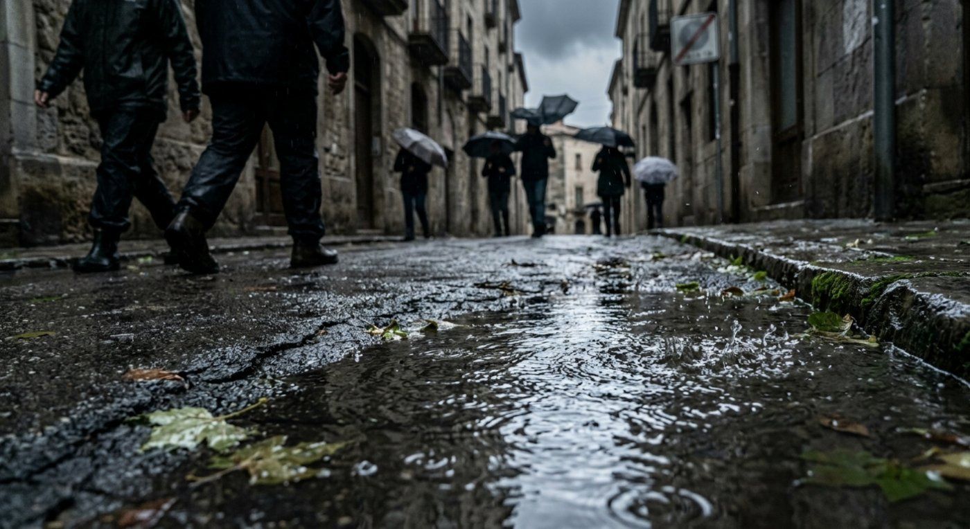 20 liters in half an hour activate flood alert in the interior of Girona