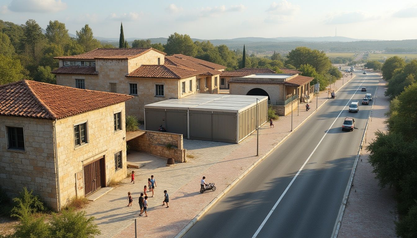 125 alumnes creuen la C-66 amb 3.000 vehicles diaris per anar a classe