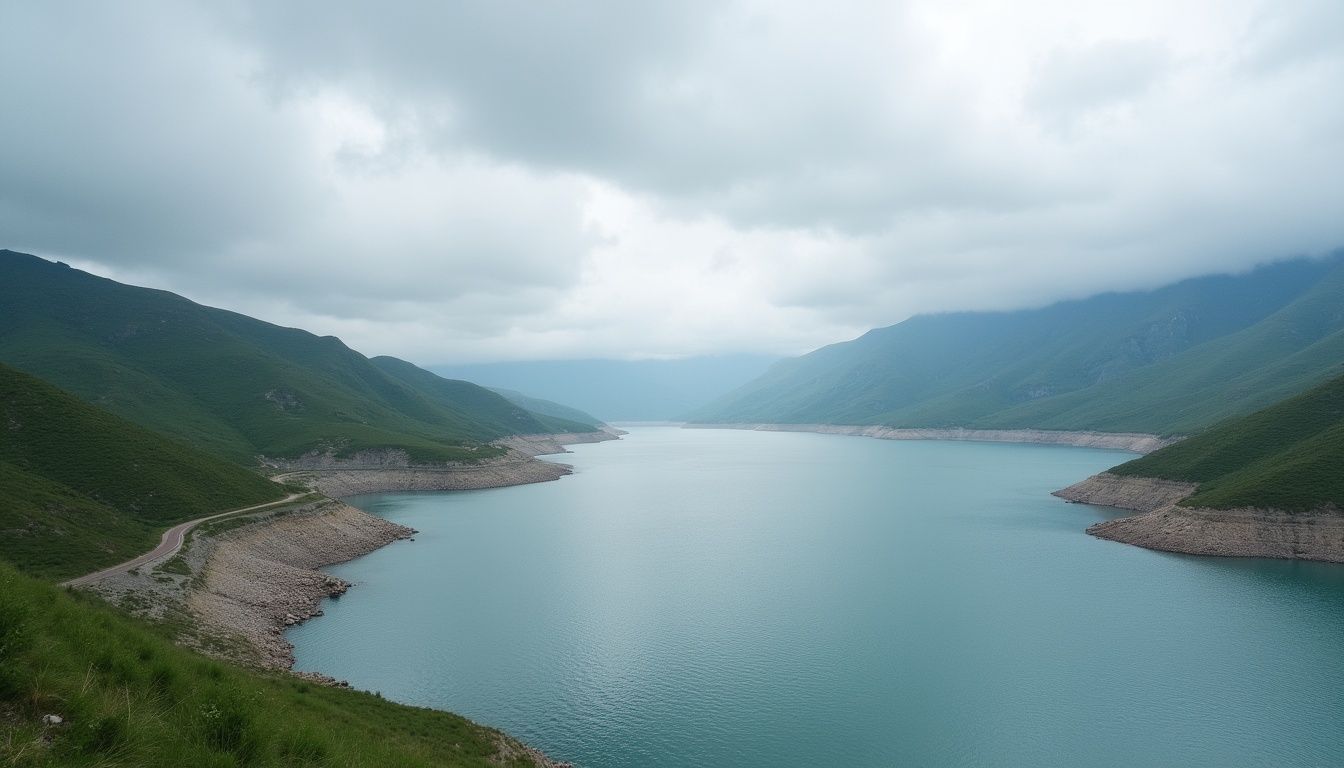 El repunt del pantà de Darnius Boadella