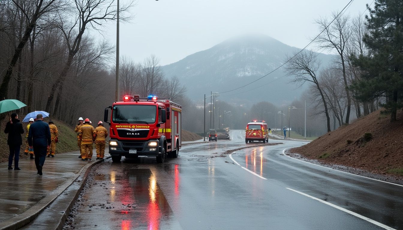250 emergències a Catalunya per pluges i neu: trànsit, inundacions i esllavissades