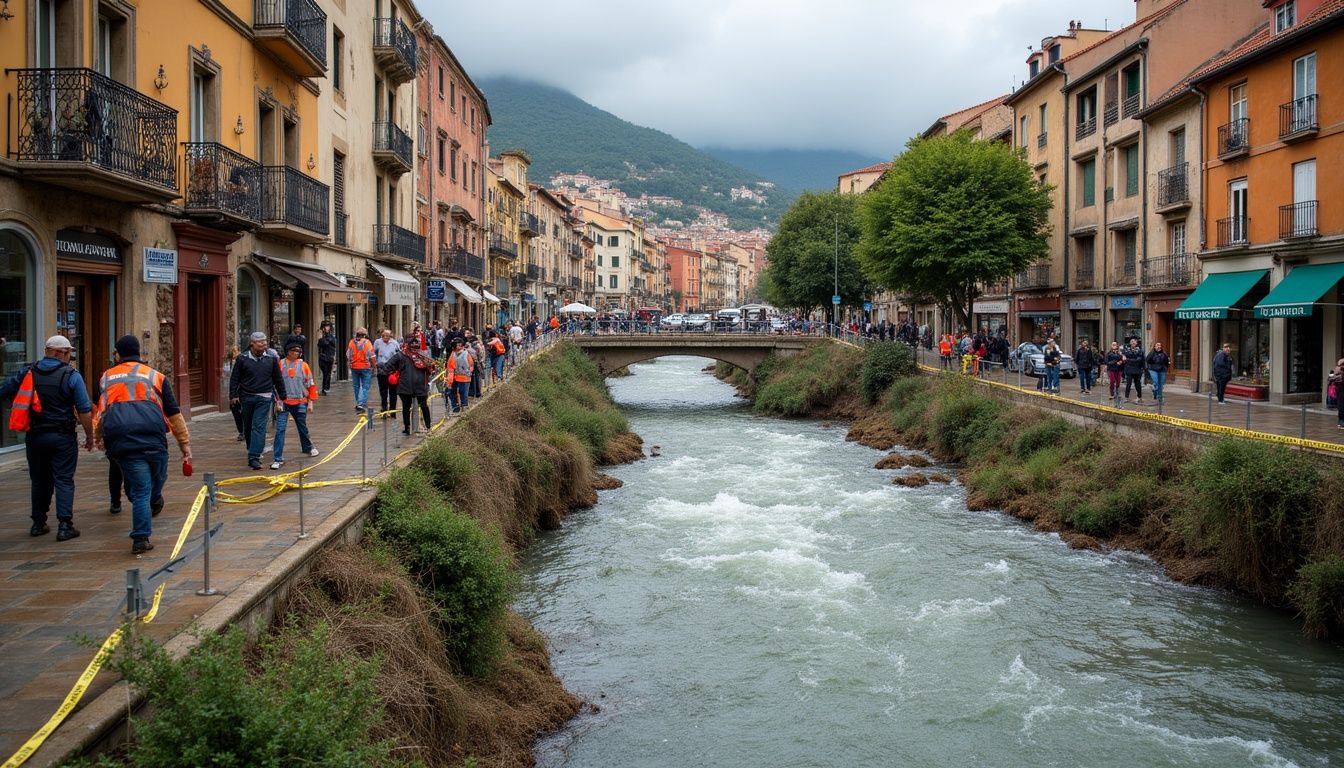 L'Onyar va arribar a 342 m³/s, però no es va desbordar: 500 tones de sediments van marcar la diferència