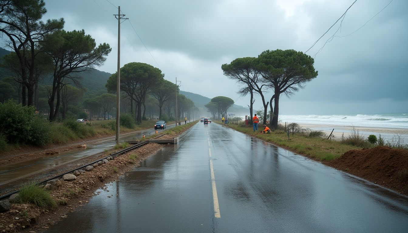 13 carreteres tallades a Girona després d'acumular més de 200 litres de pluja en dies