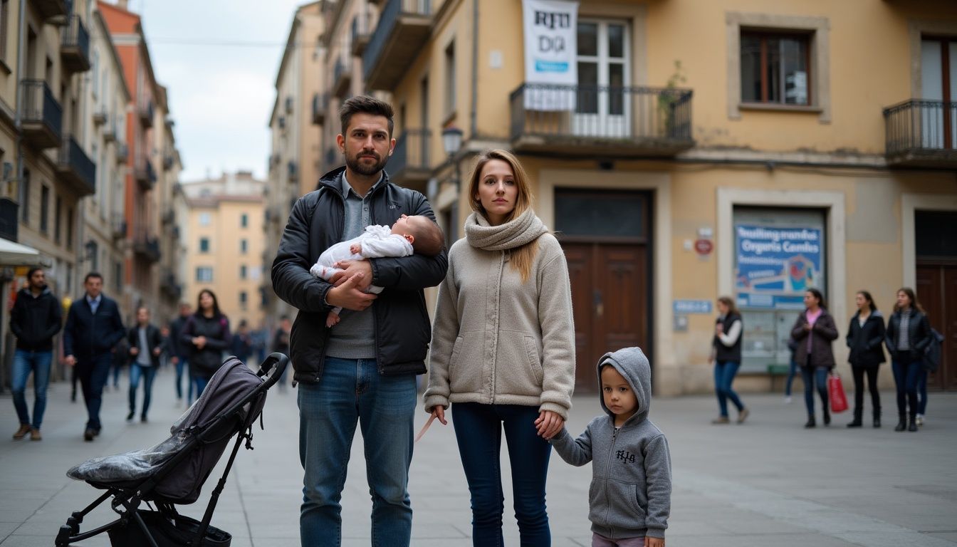 4 nights in a shelter: the only alternative offered in Girona to a family with a 5-month-old baby before eviction