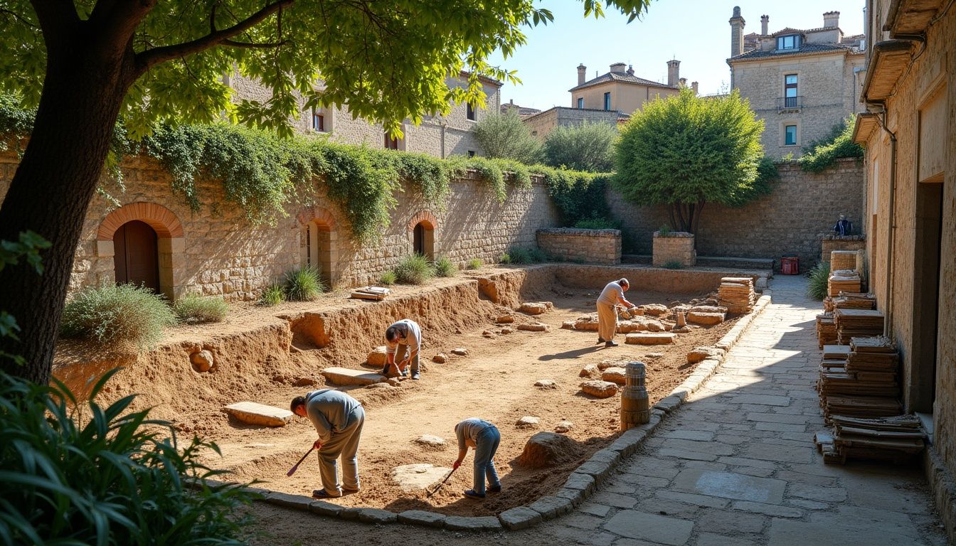 Localitzen 26 tombes medievals sota una finca privada al cor de Girona