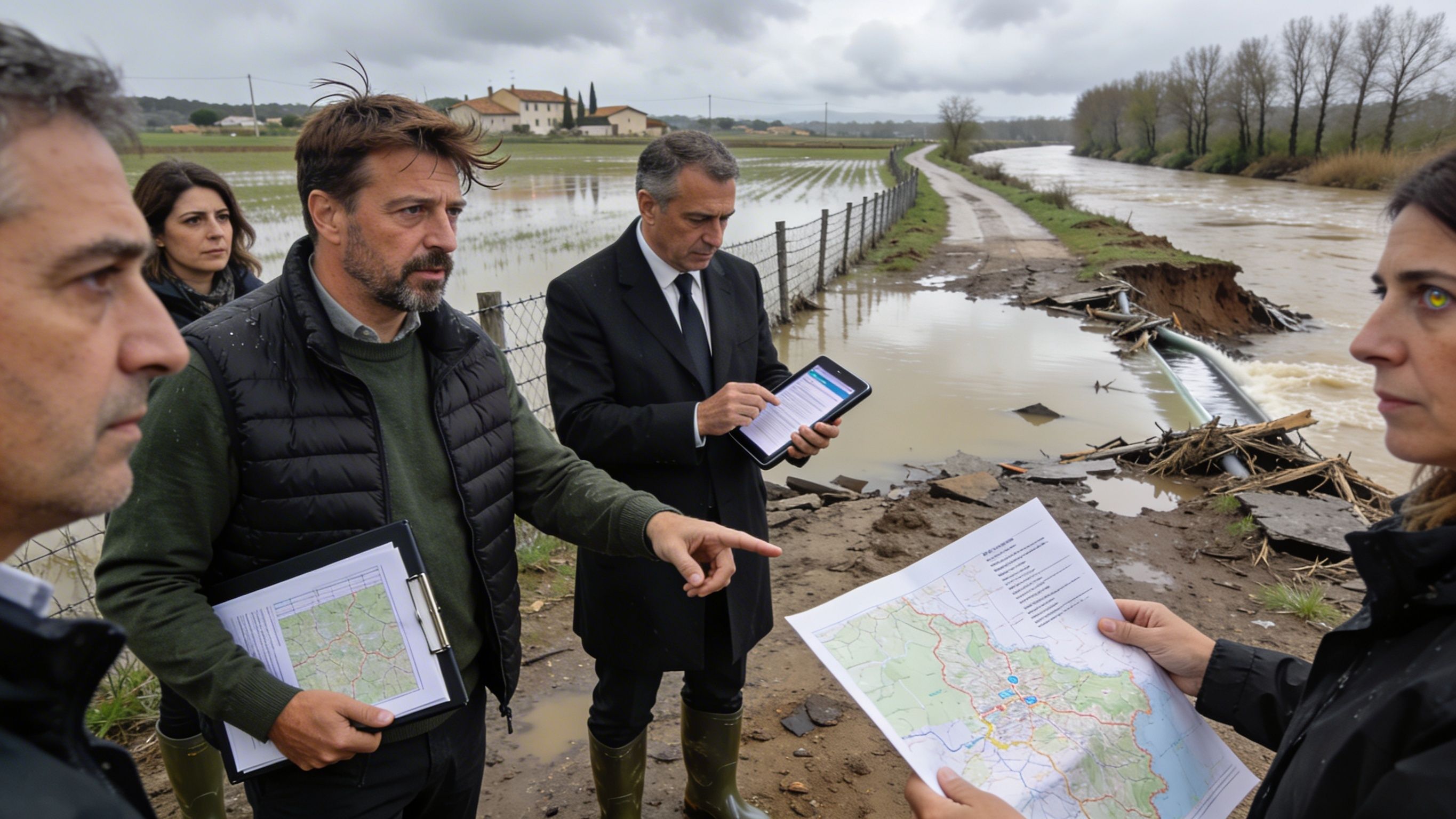 Temporal Harry: el Daró desborda i força un informe urgent de danys agraris a Girona Temporal Harry: el Daró desborda i força un informe urgent de danys agraris a Girona