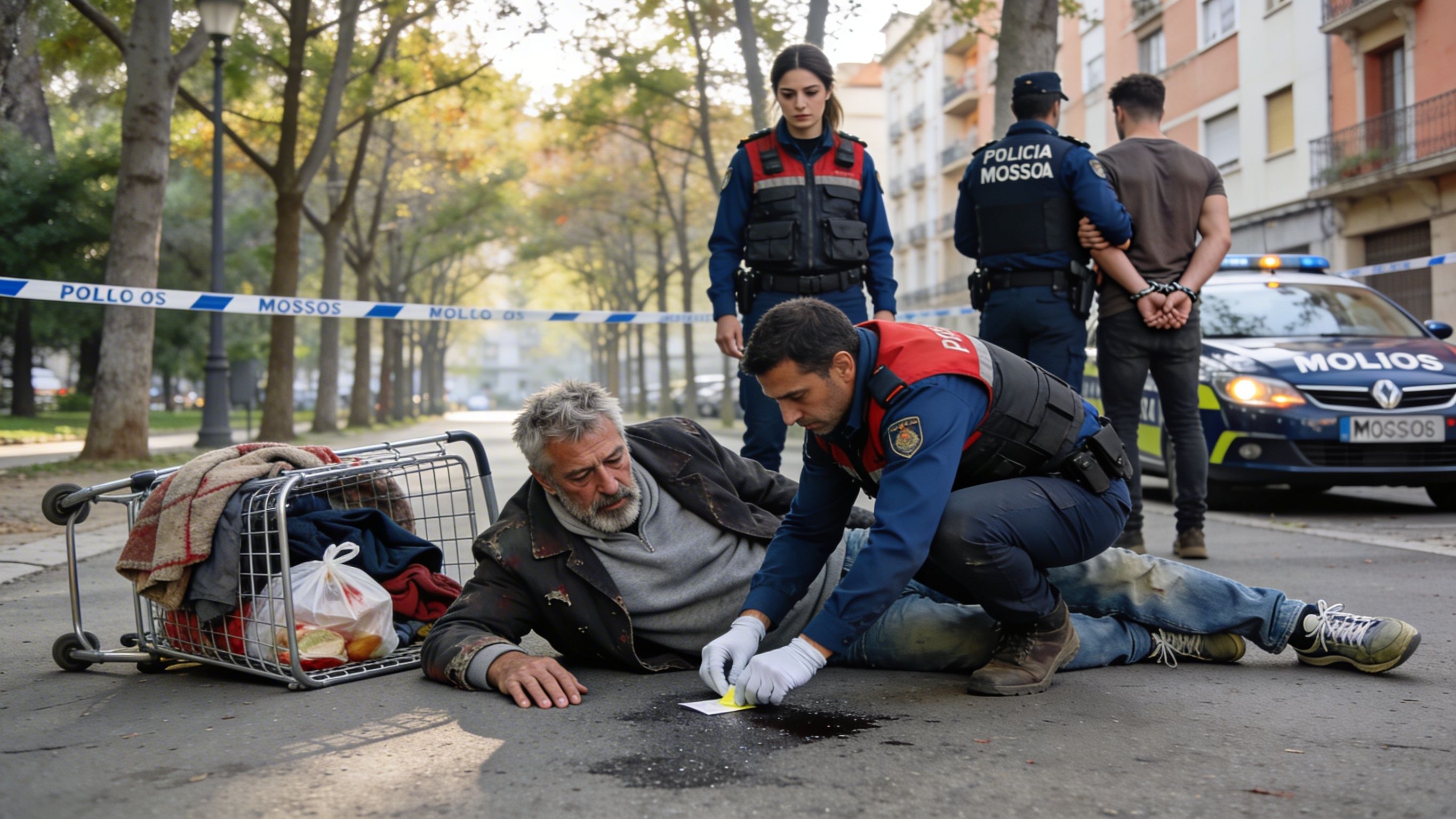 Detingut a Girona després d'agredir brutalment un veí sense llar en ple passeig d'Olot Detingut a Girona després d'agredir brutalment un veí sense llar en ple passeig d'Olot