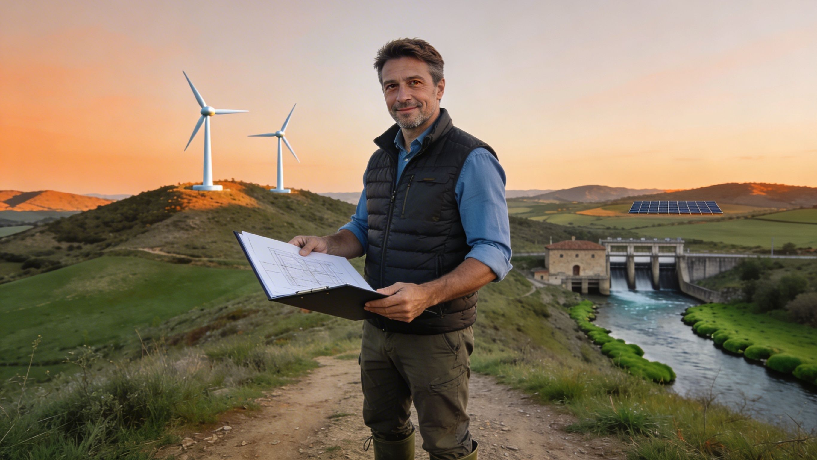 De 6 minicentrals hidràuliques a l'eòlica distribuïda: el gir estratègic d'Estabanell De 6 minicentrals hidràuliques a l'eòlica distribuïda: el gir estratègic d'Estabanell