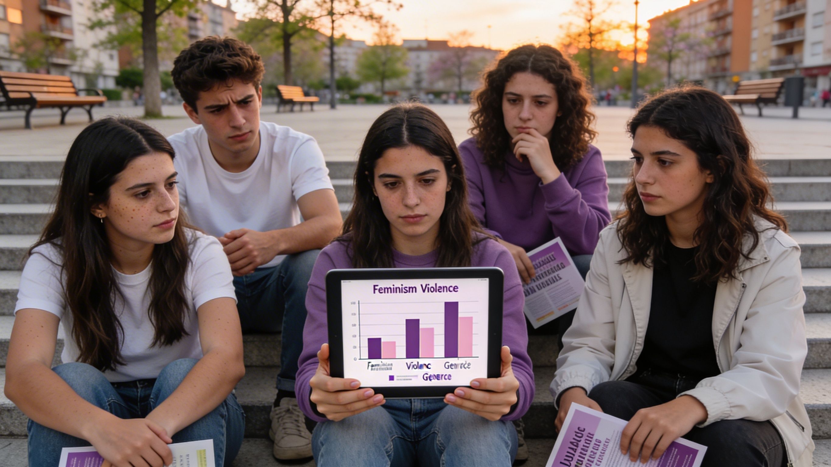 Només el 38,4% de joves es declara feminista el 2025: el suport cau 12 punts des del 2021 Només el 38,4% de joves es declara feminista el 2025: el suport cau 12 punts des del 2021