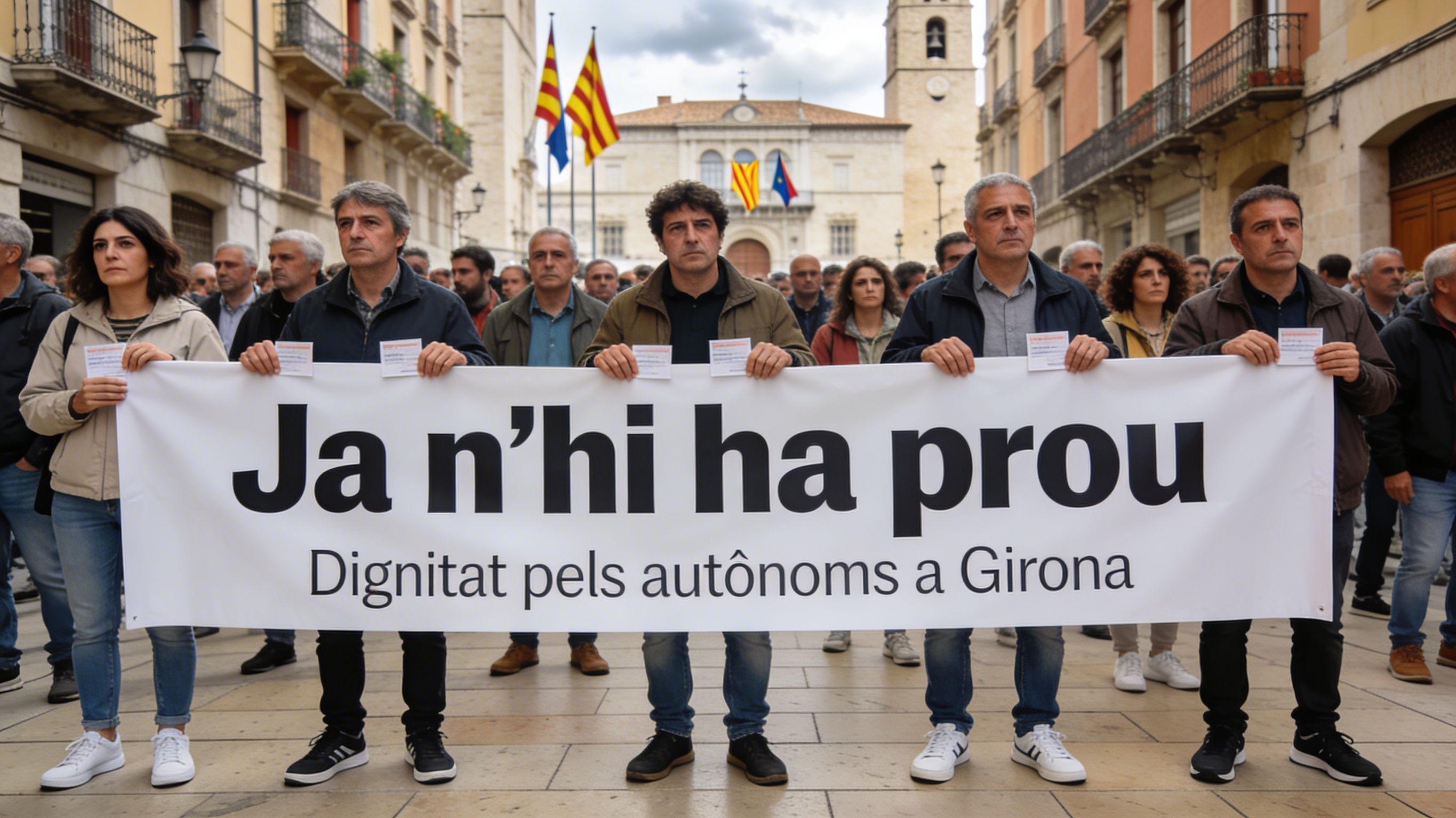 "Som els que tenim menys capacitat d'estalviar de tota Europa": el crit dels autònoms de Girona "Som els que tenim menys capacitat d'estalviar de tota Europa": el crit dels autònoms de Girona