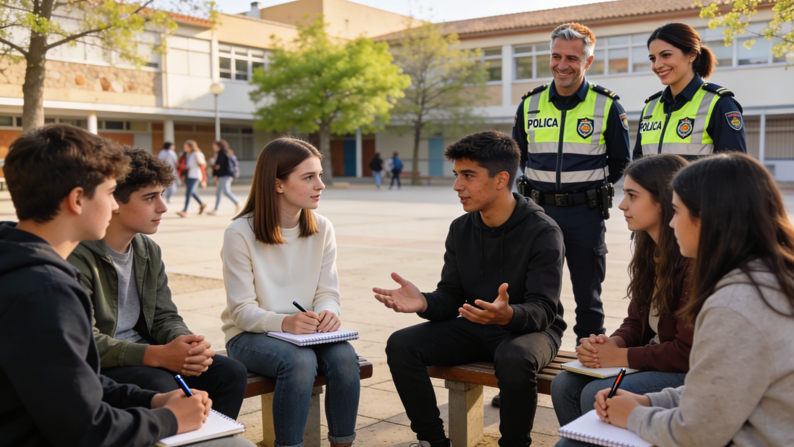 3.400 alumnes aprenen comunicació no violenta amb la Policia Local de Castell d'Aro 3.400 alumnes aprenen comunicació no violenta amb la Policia Local de Castell d'Aro
