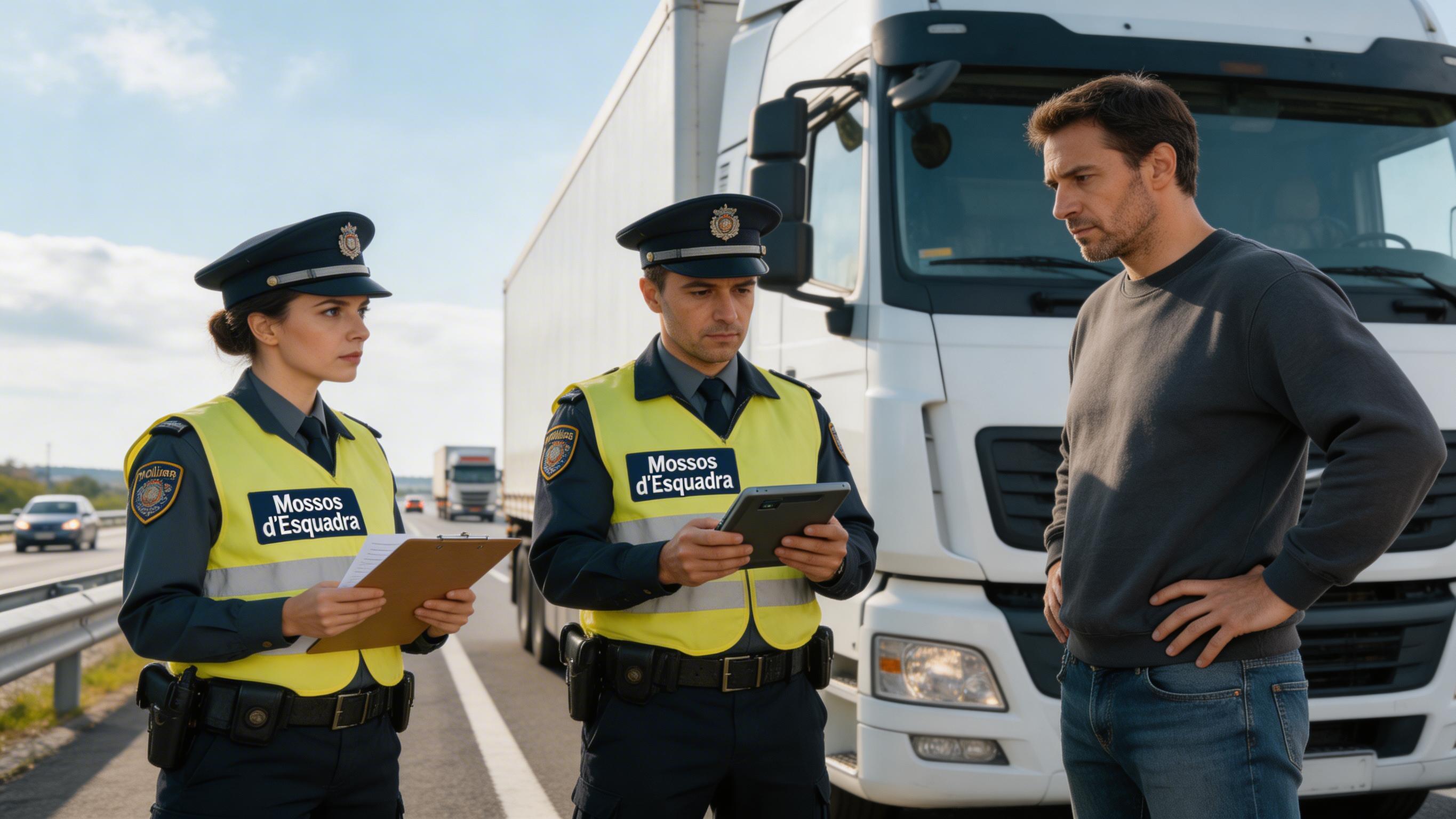 Denuncien 59 infraccions d'un sol camió a l'AP‑7 en un únic control Denuncien 59 infraccions d'un sol camió a l'AP‑7 en un únic control